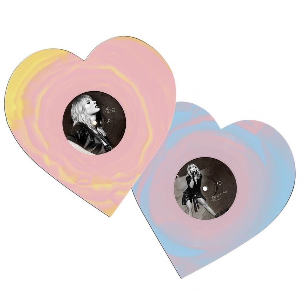 Taylor Swift Lover Live From Paris Heart Shaped Marble Vinyl NEW